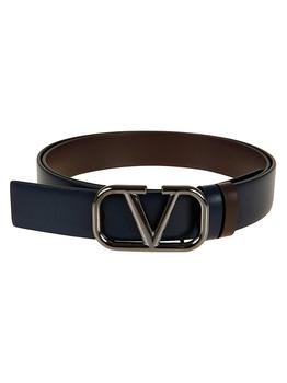 推荐Valentino V-Logo Plaque Reversible Belt商品