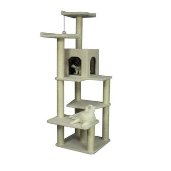 Macy's | Real Wood 6-Level Cat Tree, With Condo and Two Perches,商家Macy's,价格¥1871