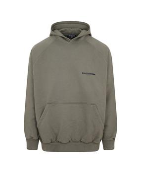 巴黎世家卫衣真假, Balenciaga | Logo Printed Long-sleeved Hoodie商品图片 