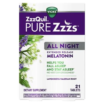 PURE Zzzs | All Night Extended Release Melatonin Sleep Aid,商家Walgreens,价格¥140