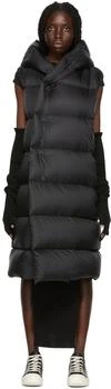 Rick Owens | 黑色按扣羽绒马甲,商家SSENSE CN,价格¥15103