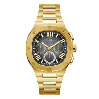 商品Men's Multifunction Gold-Tone Stainless Steel Watch 42mm图片