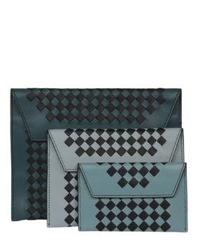商品Bottega Veneta | Intrecciato Leather Flat Pouch Clutch,商家Maison Beyond,价格¥2044图片