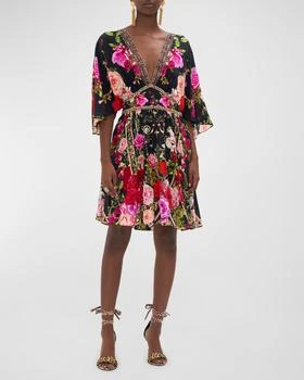 Camilla | Reservation for Love A-Line Ruffle Sleeve Dress 
