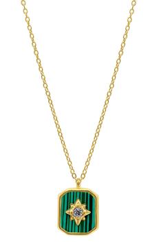商品14K Gold Plated Star Pendant Necklace,商家Nordstrom Rack,价格¥183图片