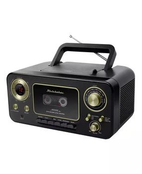 Studebaker | SB2135BG Portable CD Player with AM/FM Radio and Cassette Player/Recorder,商家Macy's,价格¥698