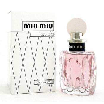 product Miu Miu Ladies L'Eau Rosee EDT Spray 3.4 oz (Tester) Fragrances 3614223487615 image