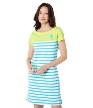 U.S. POLO ASSN. | Stripe Boatneck Dress商品图片,3.7折起