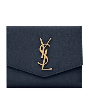 Yves Saint Laurent | Small Leather Uptown Wallet 