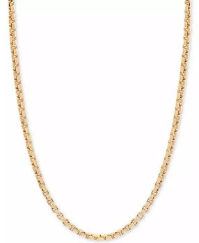 Italian Gold | 20" Round Box Link Chain Necklace (1-1/2mm) in 14k Gold,商家Macy's,价格¥2617