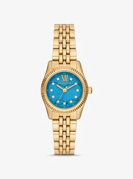 Michael Kors | Petite Lexington Pavé Gold-Tone Watch,商家Michael Kors,价格¥1657