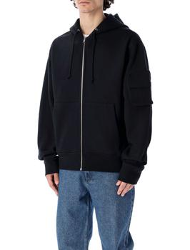 Helmut Lang | Helmut Lang Zipped Drawstring Hoodie商品图片,8.1折