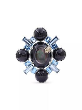 商品Stephen Dweck | One-Of-A-Kind Sterling Silver, 18K Yellow Gold, & Multi-Gemstone Brooch,商家Saks Fifth Avenue,价格¥45192图片