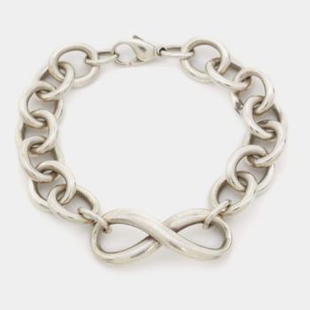 [二手商品] Tiffany & Co. | Tiffany & Co. Infinity Sterling Silver Link Bracelet商品图片,