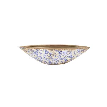 商品13" Tuscan Ceramic Scroll Decorative Bowl,商家Macy's,价格¥351图片