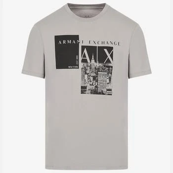 Armani Exchange | Armani Exchange Printed Cotton-Jersey T-Shirt,商家The Hut,价格¥300