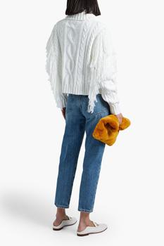 商品Le Nouveau Straight cropped mid-rise straight-leg jeans图片