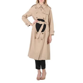 Burberry | Cotton Gabardine Step-through Double-breasted Trench Coat,商家Jomashop,价格¥17593