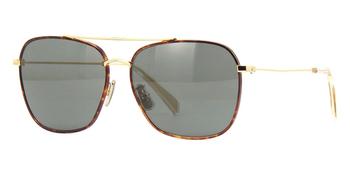 celine墨镜价格, Celine | Green Square Unisex Sunglasses CL40063U 32N 59商品图片 3.4折