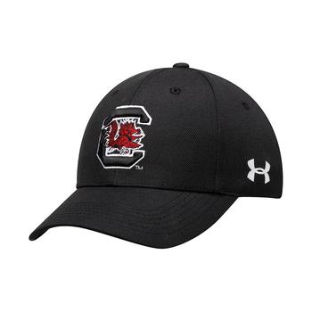 Under Armour | Men's Black South Carolina Gamecocks Classic Structured Adjustable Hat商品图片,