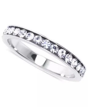 Giani Bernini | Crystal Eternity Stackable Band in Sterling Silver, Created for Macy's,商家Macy's,价格¥103