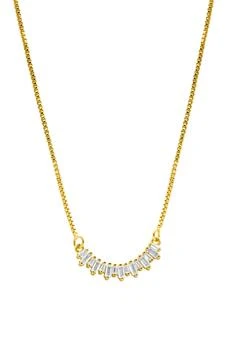 ADORNIA | Rainbow Crystal Bar Pendant Necklace,商家Nordstrom Rack,价格¥168
