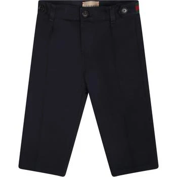 Gucci | Blue Trousers For Baby Boy With Web Detail,商家Italist,价格¥3819