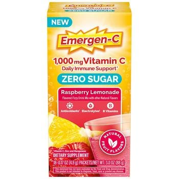 Emergen-C | Zero Sugar Immune Support Powder Raspberry Lemonade,商家Walgreens,价格¥139