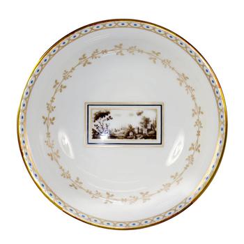 商品Ginori 1735 | Fiesole Fruit Bowl In. 5 1/2 Cm 14 Impero Shape,商家Jomashop,价格¥261图片
