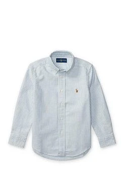 Ralph Lauren | Lauren Childrenswear Boys 2 7 Striped Cotton Oxford Shirt,商家Belk,价格¥284