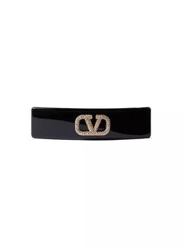 Valentino | VLogo Signature Metal and Resin Hair Clip,商家Saks Fifth Avenue,价格¥4426