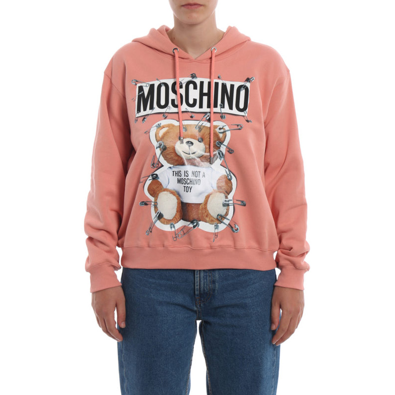 秋装莫斯奇诺卫衣, Moschino | Moschino 莫斯奇诺 女士浅橘色印花棉质卫衣 EV1705-5527-1147商品图片 独家减免邮费