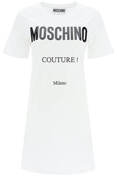 推荐Moschino vinyl logo mini t-shirt dress商品
