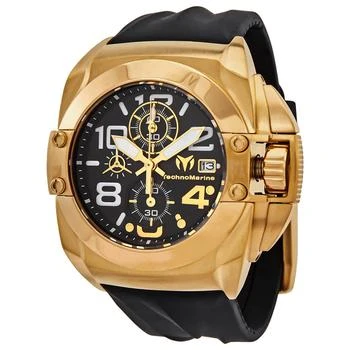 推荐Reef Chronograph Quartz Black Dial Men's Watch TM-518003商品