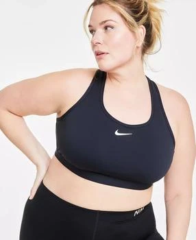 NIKE | Women's Swoosh Padded Medium-Impact Sports Bra,商家Macy's,价格¥302