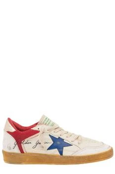 Golden Goose | Golden Goose Deluxe Brand Ball Star Lace-Up Sneakers,商家Cettire,价格¥3345