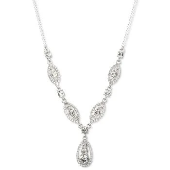 Givenchy | Crystal Trio Lariat Necklace, 16" + 3" extender 独家减免邮费
