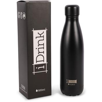 小黑瓶, iDrink | Logo drinking bottle 500ml in black商品图片 8折×额外7.5折, 额外七五折