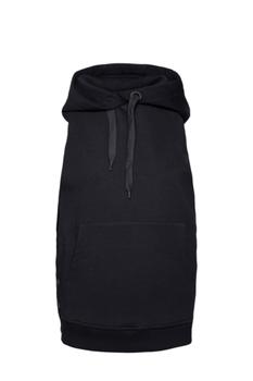 Burberry | Black cotton logo-print sleeveless cotton hoodie商品图片,3.9折×额外9折, 额外九折