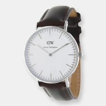 推荐Daniel Wellington Women's Bristol 0611DW Brown Leather Japanese Quartz Fashion Watch ONE SIZE商品