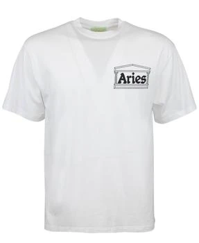 推荐Aries Logo Printed Crewneck T-Shirt商品