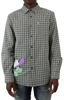 推荐Bug Out Plaid Shirt - Forest Green商品