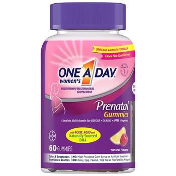 商品One A Day | 女性孕期维生素软糖 (每日1粒, 60粒),商家Walgreens,价格¥145图片