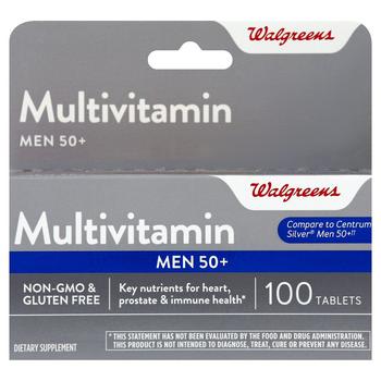 推荐Men 50+ Multivitamin Tablets, Gluten Free商品