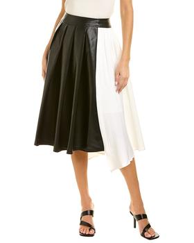 推荐Beulah Pleated A-Line Skirt商品