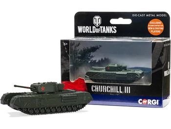 Corgi | Churchill Mk III Infantry Tank USSR "World of Tanks" Video Game Diecast Model by,商家Premium Outlets,价格¥246