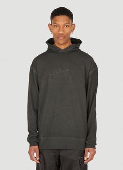推荐Dissolve Dye Hooded Sweatshirt in Black商品