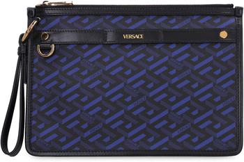 范思哲男包好不好, Versace | Versace La Greca Monogram Crossbody Bag商品图片 8.1折
