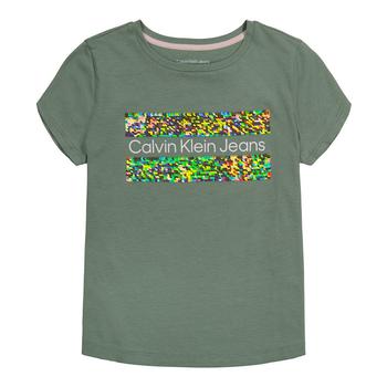 Calvin Klein | Big Girls Block Shine Flip-Sequin T-shirt商品图片,5折