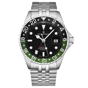 Revue Thommen | Revue Thommen Diver GMT Automatic Black Dial Mens Watch 17572.2238商品图片,2.8折, 满$275减$25, 满减